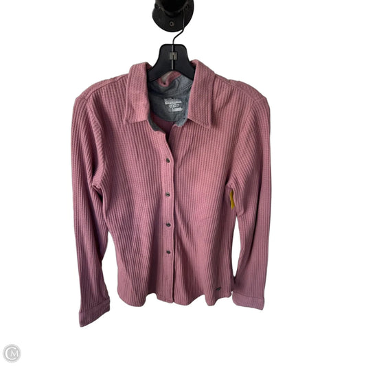 Top Long Sleeve By Clothes Mentor In Pink, Size: M