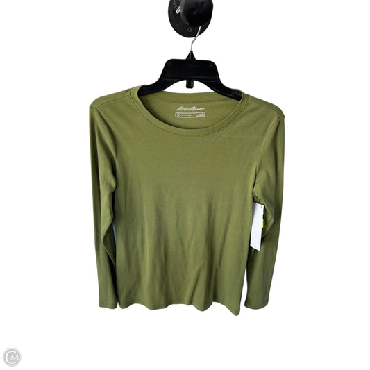 Top Long Sleeve Basic By Eddie Bauer In Green, Size: L