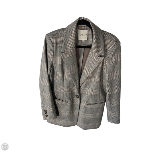 Blazer By Bagatelle In Grey & Tan, Size: M