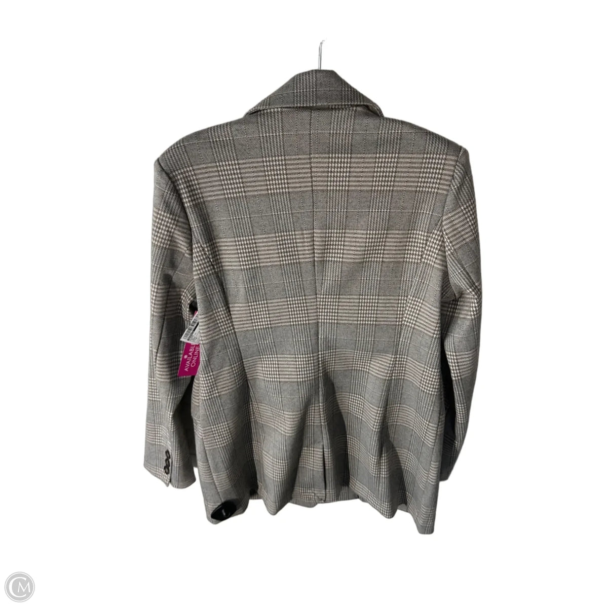 Blazer By Bagatelle In Grey & Tan, Size: M