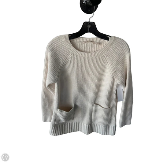 Sweater By Soft Surroundings In Cream, Size: Xsp