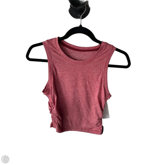Athletic Tank Top By Lululemon In Red, Size: S