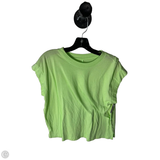 Top Short Sleeve Basic By A New Day In Green, Size: M