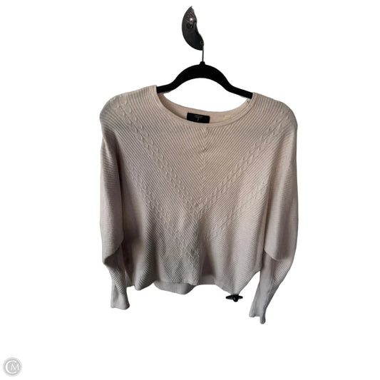 Sweater By Tahari In Beige, Size: L