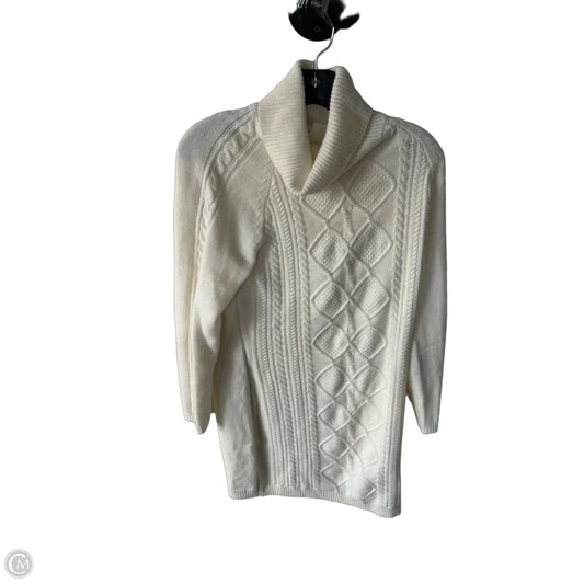 Dress Sweater By Guess In Cream, Size: L