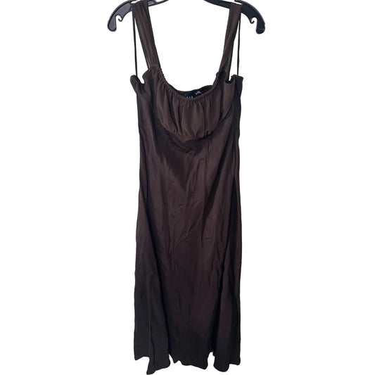 Dress Party Long By Gap In Brown, Size: L
