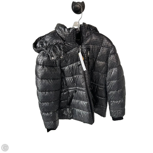 Coat Puffer & Quilted By Michael By Michael Kors In Black & Silver, Size: Xxl