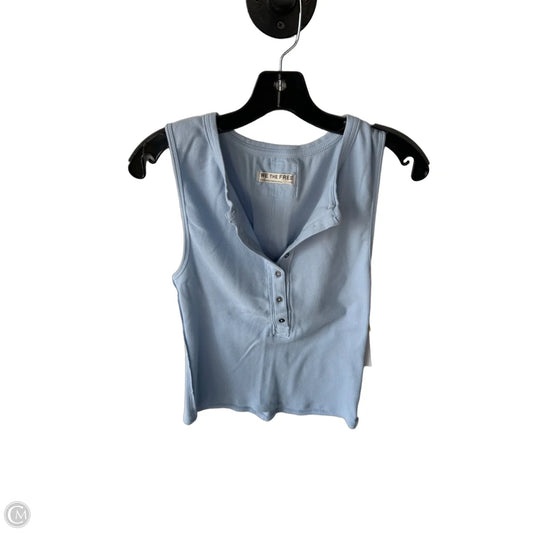 Top Sleeveless Basic By We The Free In Blue, Size: L