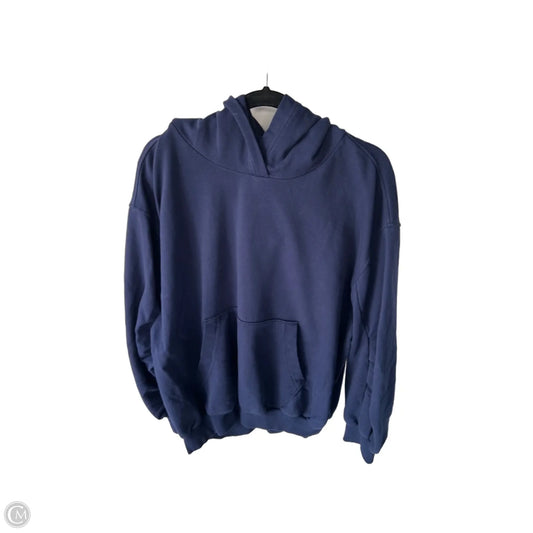 Sweatshirt Hoodie By Aerie In Blue, Size: L