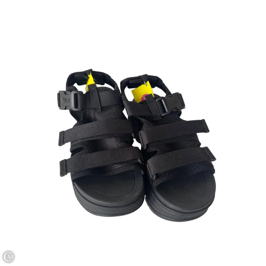 Sandals Flats By Teva In Black, Size: 9