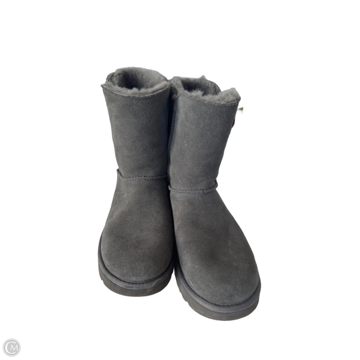 Boots Designer By Ugg In Grey, Size: 8