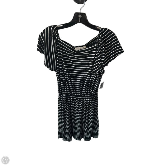 Dress Casual Short By Loft In Black & White, Size: Mp