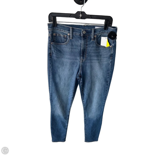 Jeans Skinny By Gap In Blue Denim, Size: 10