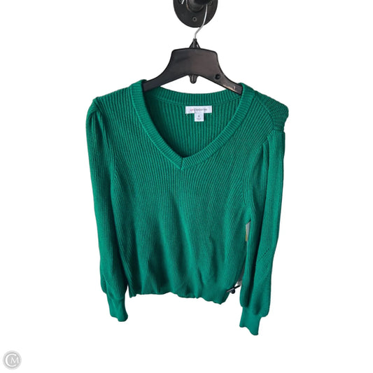 Sweater By Liz Claiborne In Green, Size: M