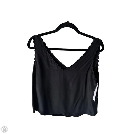 Top Sleeveless By Rebecca Taylor In Black, Size: Xl