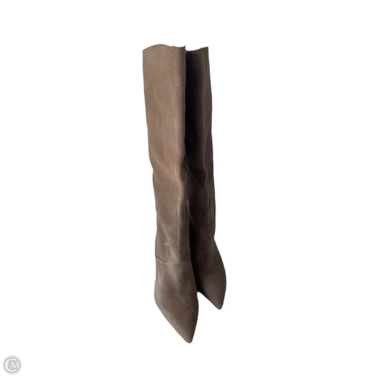 Boots Knee Heels By Dolce Vita In Tan, Size: 8