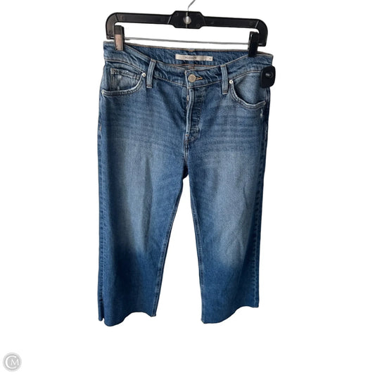 Jeans Wide Leg By Hudson In Blue Denim, Size: 2