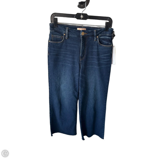Jeans Wide Leg By Kut In Blue Denim, Size: 0
