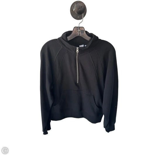 Sweatshirt Collar By Gap In Black, Size: S