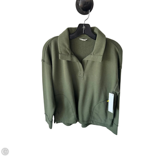 Sweatshirt Collar By Caslon In Green, Size: S