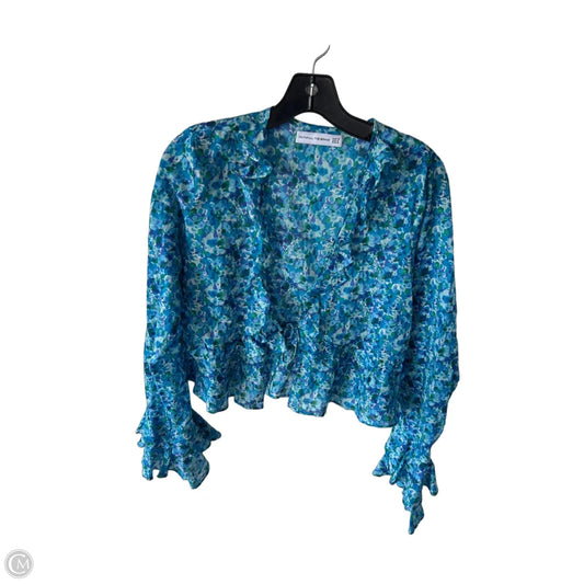 Top Long Sleeve By Faithfull The Brand In Blue, Size: M