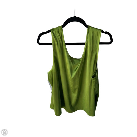 Top Sleeveless By Inc In Green, Size: Xxl