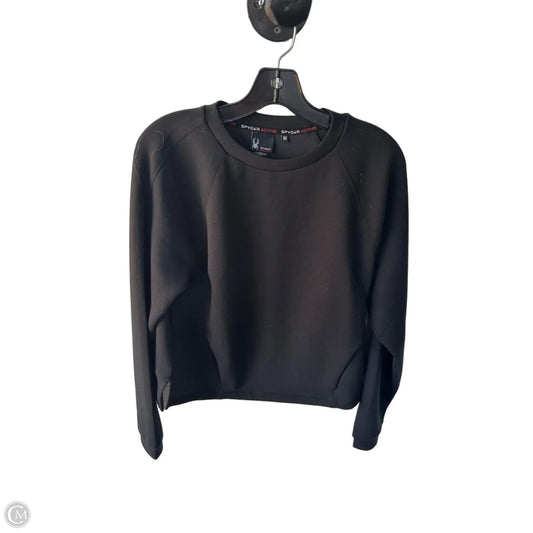 Sweatshirt Crewneck By Spyder In Black, Size: M