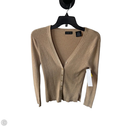 Sweater Cardigan By George In Gold, Size: S