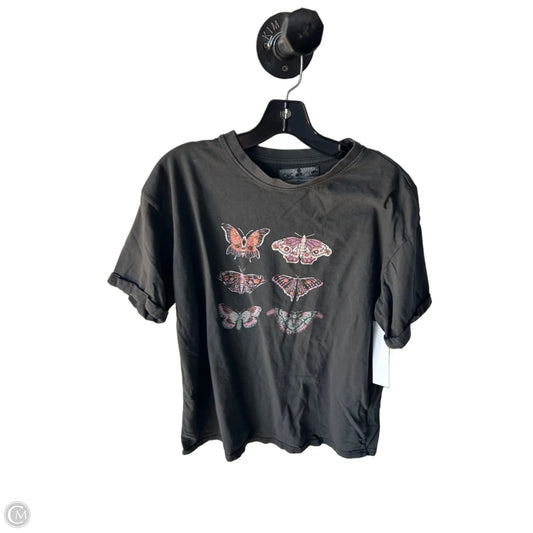 Top Short Sleeve Basic By C And C In Grey, Size: M