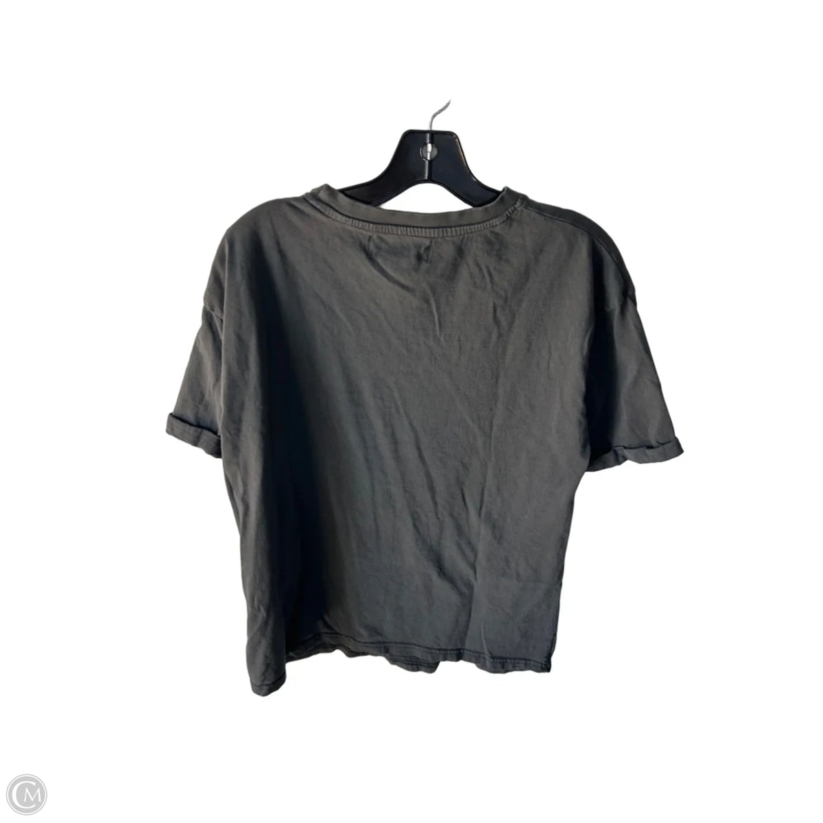 Top Short Sleeve Basic By C And C In Grey, Size: M