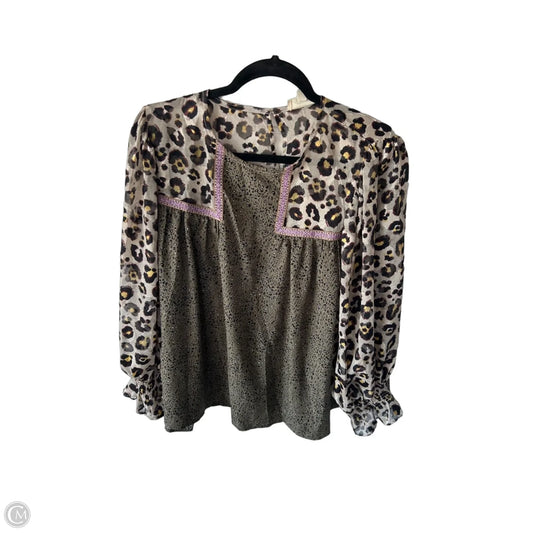 Top Long Sleeve By Entro In Green, Size: L