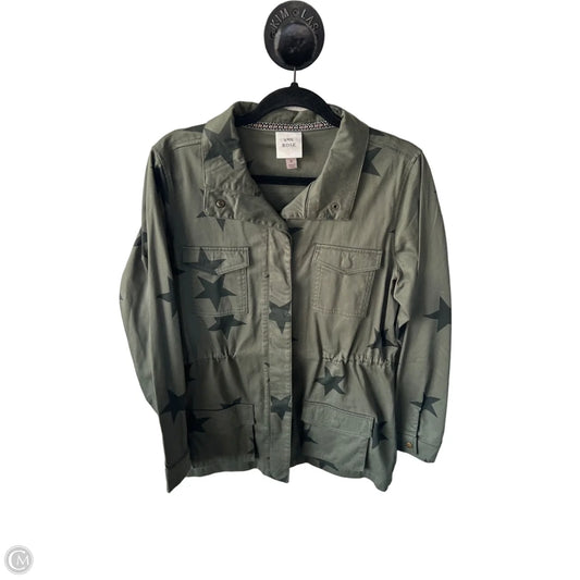 Jacket Utility By Knox Rose In Green, Size: M