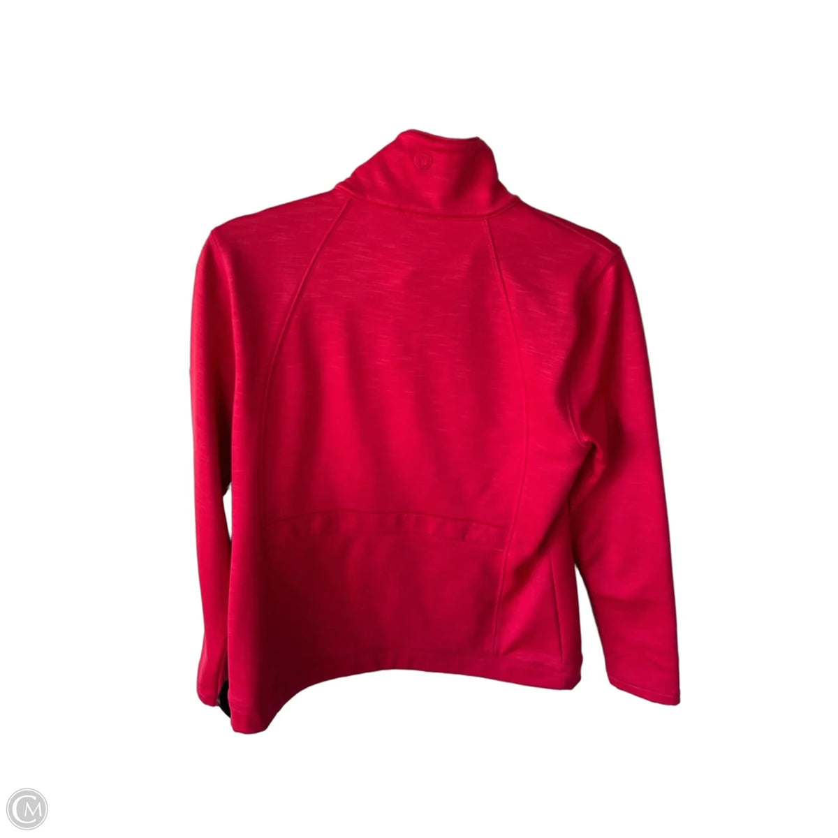 Jacket Fleece By Talbots In Red, Size: M