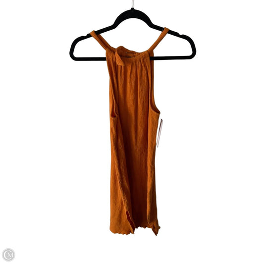 Dress Casual Midi By Evereve In Orange, Size: L