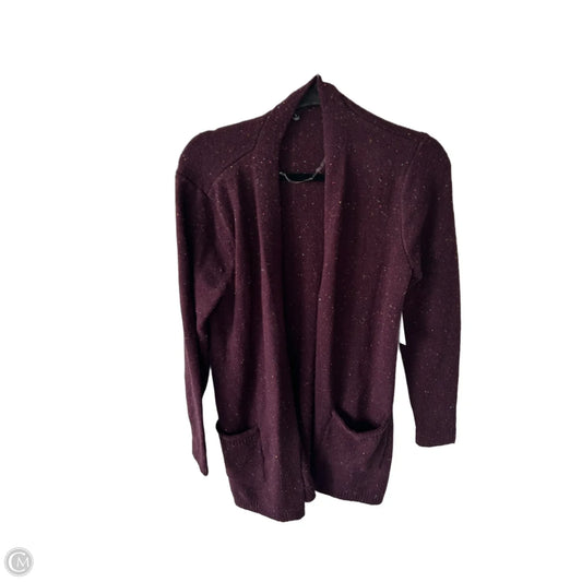Sweater Cardigan By Love Ellie In Maroon, Size: S