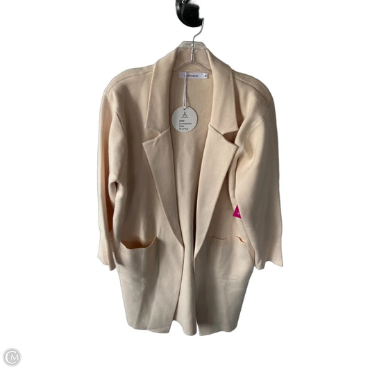 Sweater Cardigan By Anrabess In Cream, Size: Xl