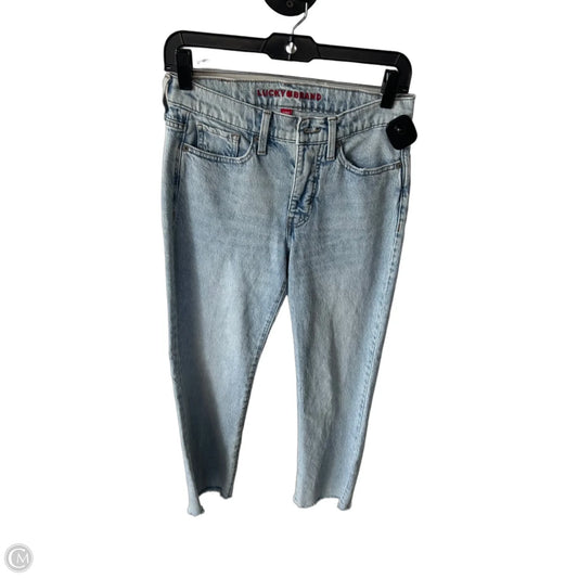 Jeans Straight By Lucky Brand In Blue Denim, Size: 2