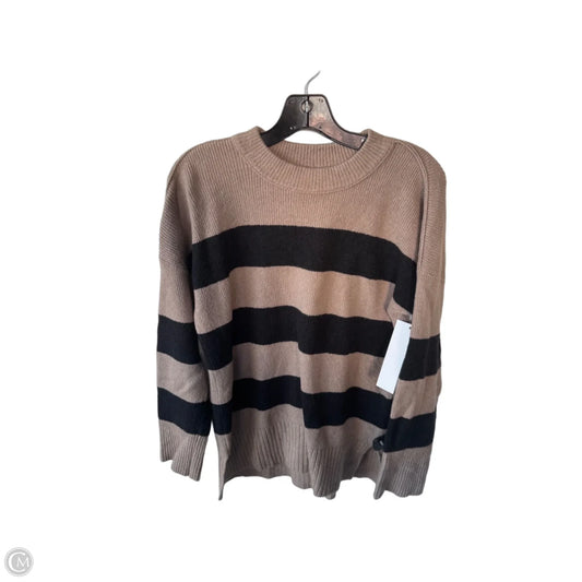 Sweater By Abercrombie And Fitch In Black & Tan, Size: S