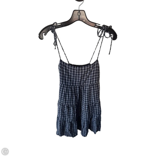 Dress Casual Short By Abercrombie And Fitch In Blue & White, Size: S