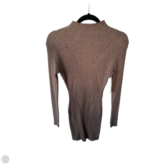Dress Sweater By Lulus In Brown, Size: M