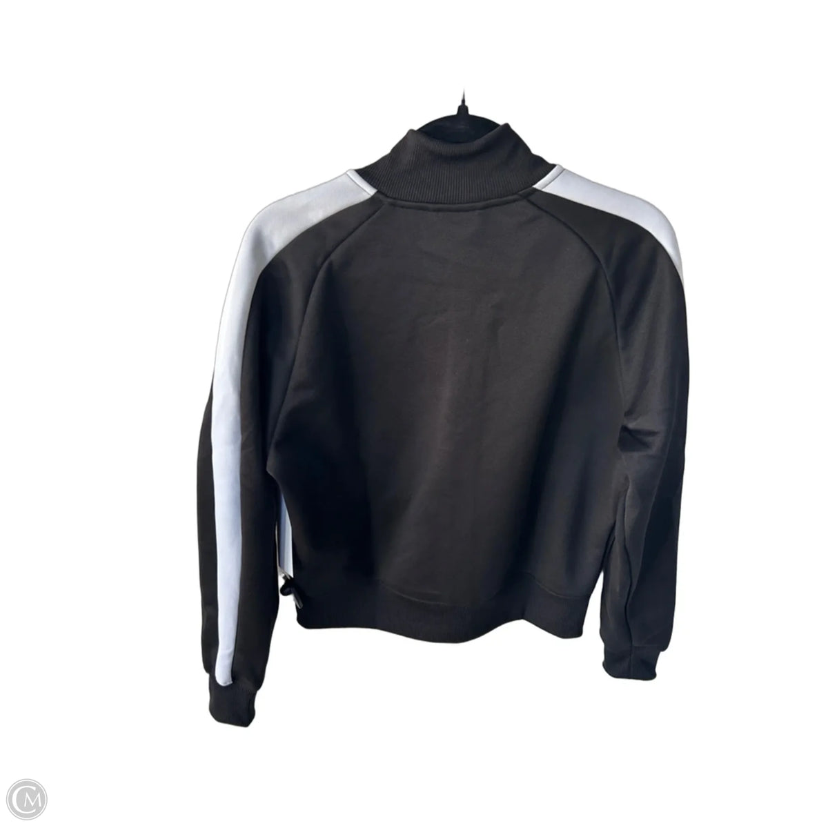 Athletic Jacket By Puma In Black & White, Size: L