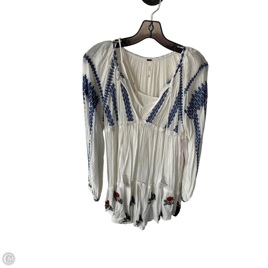Dress Set 2pc By Free People In Blue & White, Size: Xs