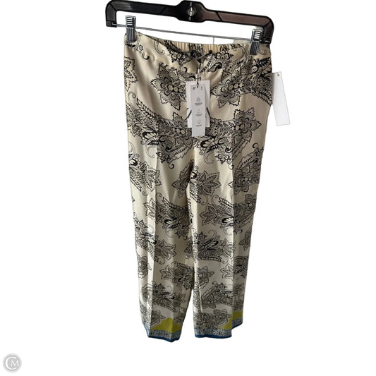 Pants Wide Leg By Zara In Black & Cream, Size: 0
