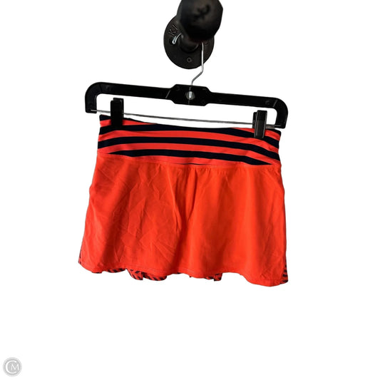 Athletic Skort By Lululemon In Orange, Size: 2