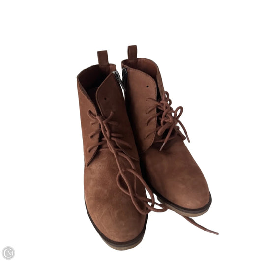 Boots Mid-calf Flats By Lucky Brand In Brown, Size: 7.5