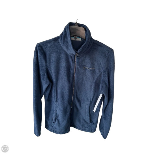 Jacket Fleece By Free Country In Blue, Size: M