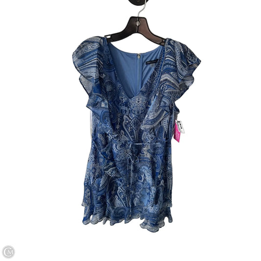 Dress Work By Tommy Hilfiger In Blue & White, Size: L