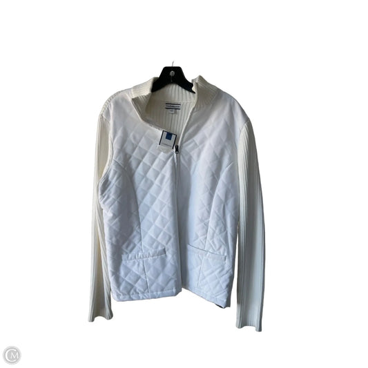 Jacket Other By Croft And Barrow In Cream, Size: L