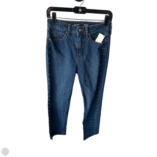 Jeans Straight By Old Navy In Blue Denim, Size: 2