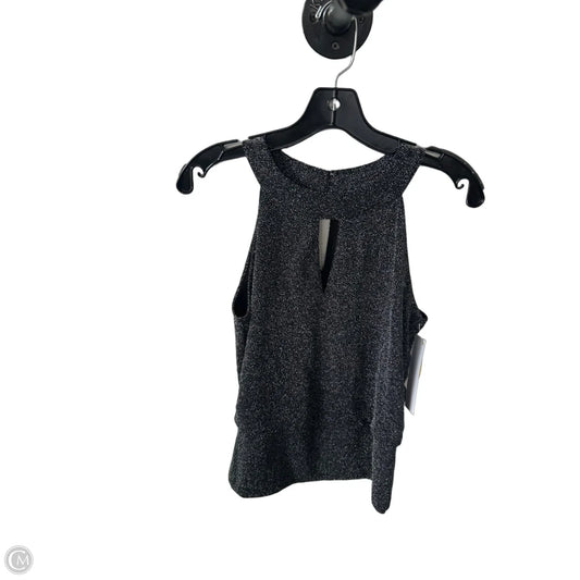 Top Sleeveless By White House Black Market In Black & Silver, Size: Xs